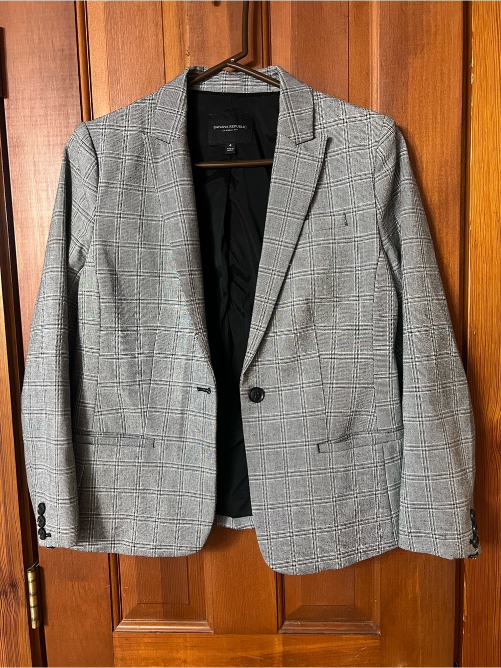 Banana Republic Women’s Plaid Blazer